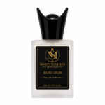 MistyShades Rose Oud Extrait de Parfum 30ml unisex perfume with Turkish rose, oud, sandalwood, amber, vanilla and white musk