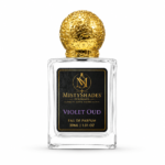 MistyShades Violet Oud Eau de Parfum 30ml unisex perfume with violet, oud (agarwood) and warm musk