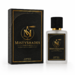 MistyShades Sandal Eau de Parfum 50ml unisex woody perfume with bergamot, saffron, sandalwood, cedarwood, amber, vanilla and white musk