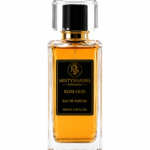 MistyShades Rose Oud Extrait de Parfum 50ml unisex perfume with Turkish rose, oud, sandalwood, amber, vanilla and white musk