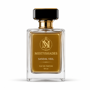 MistyShades Sandal Eau de Perfume 50ml unisex sandalwood perfume with long-lasting woody fragrance.