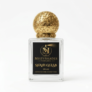 MistyShades Shahi Gulab Eau de Parfum 30ml unisex perfume with rose, Bulgarian rose, bergamot, oud, amber and musk